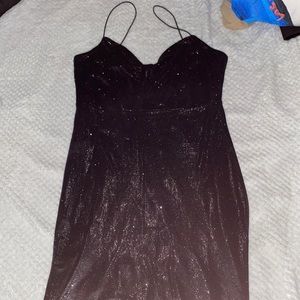 Long glitter dress